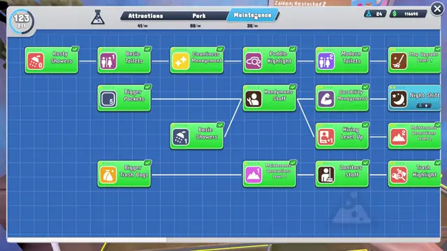 Waterpark Simulator custom slide builder in action